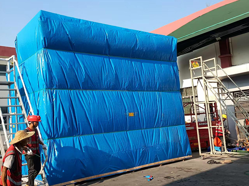 龍崗新(xīn)能源國内真空(kōng)防雨布木箱